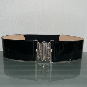 Leatherock women’s 3” Leather elastic back belt